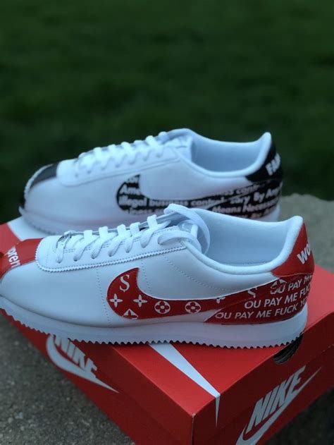 custom nike cortez gucci|Nike Custom Cortez Shoes .